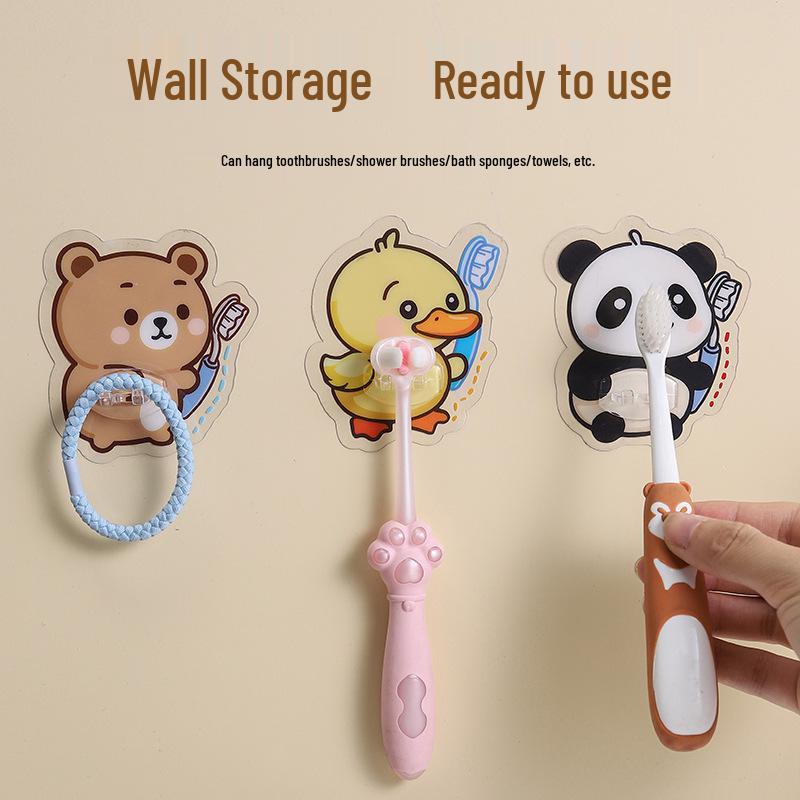 Transparent Seamless Adhesive Hooks - Strong Load Bearing for Home, Kitchen & Bathroom