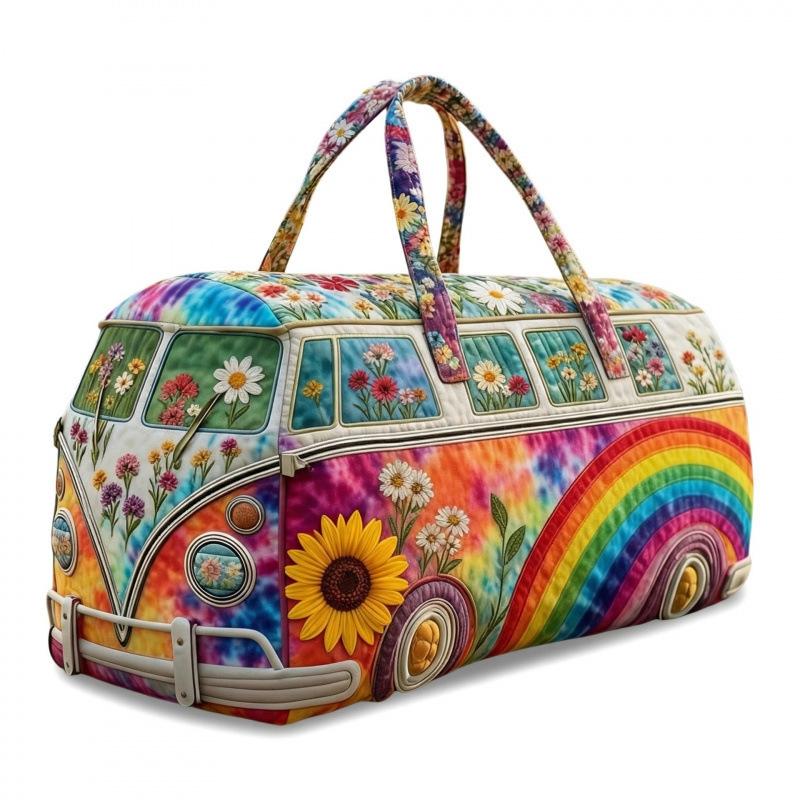 Printed Short-Distance Hand-Held Quilting Embroidery Travel Bag Multi-Functional Sports Fitness Bag