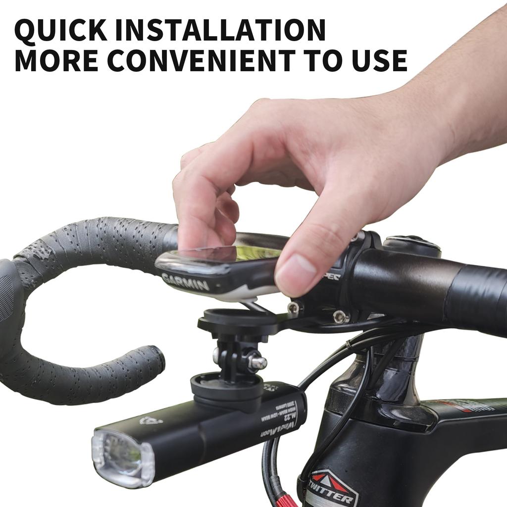 Aluminum Alloy GPS Bike Handlebar Computer Mount Holder Factory Sports Camera Bicycle Light Bracket Parts for Garmin