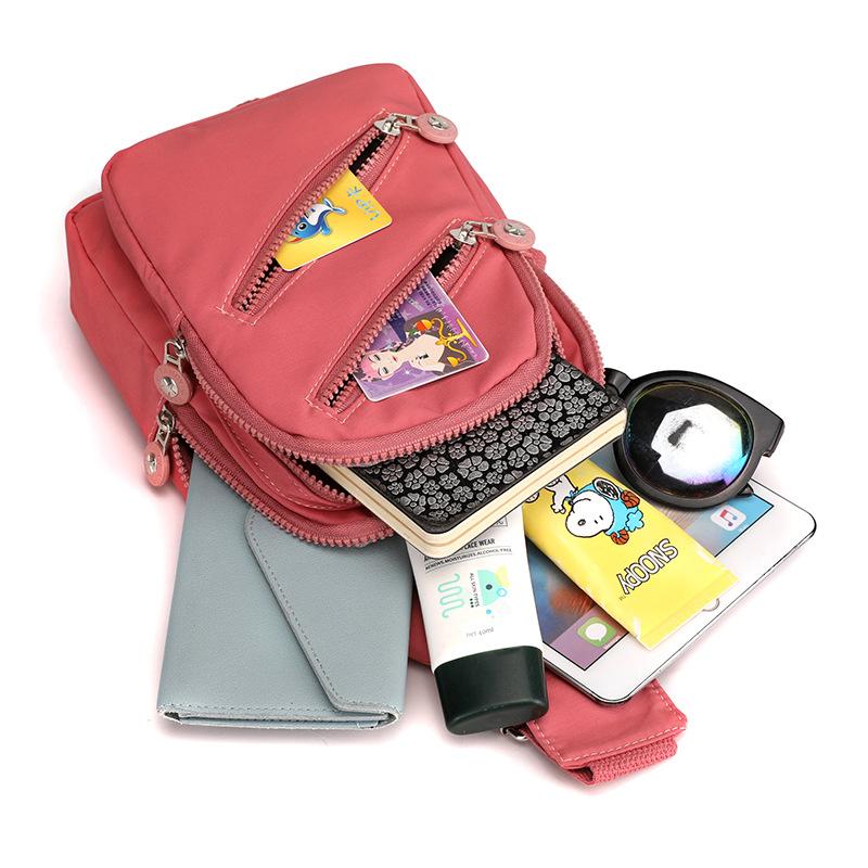 1 Stück Brusttasche Damen Neue Koreanische Version Modische Damen Schulter Umhängetasche Trendig Lässig Vielseitig Bedruckte Brust Kleine Rucksacktasche