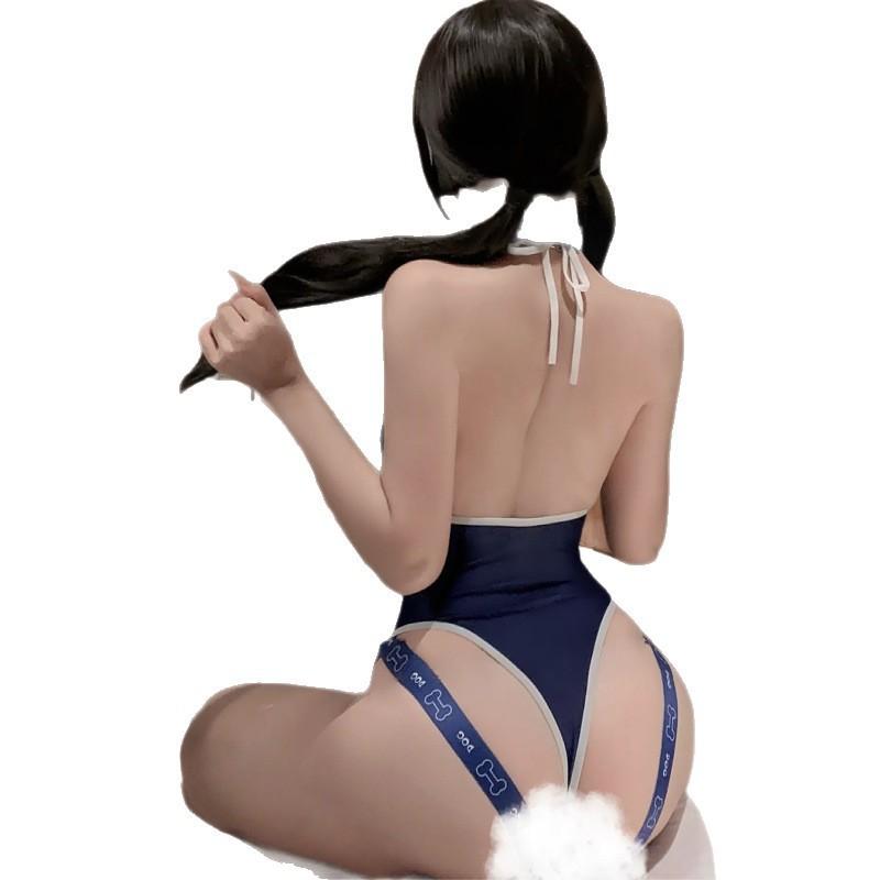 Sexy lingerie cute puppy onesie abstinence pure lust seduction uniform