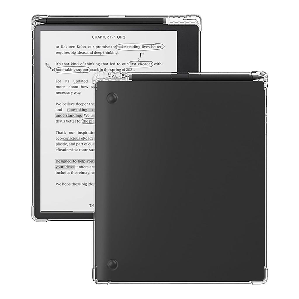 Für Kobo Elipsa 2E e-Reader Hülle Vier Ecken Anti-Fall TPU Hülle mit Stifthalter
