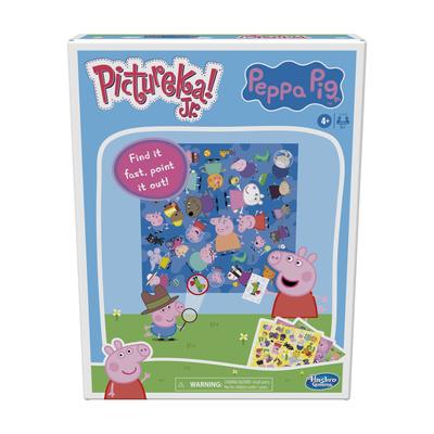 Hasbro Gaming Pictureka! Junior Peppa Pig Picture Game - Fun Board Game for Preschoolers, Ages 4 and Up, No Reading Required.