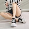 Woman Platform Sneakers Women Casual Shoes Female Canvas Shoes Tennis Ladies Walking Chunky Sneakers Lace Up Shoes D111