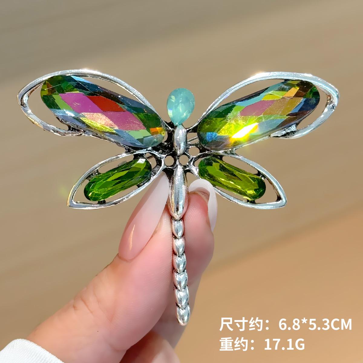 

Брошь Стрекоза Advanced Sense Crystal Diamond Alloy Pin Niche Design Insect Light Luxury Brooch