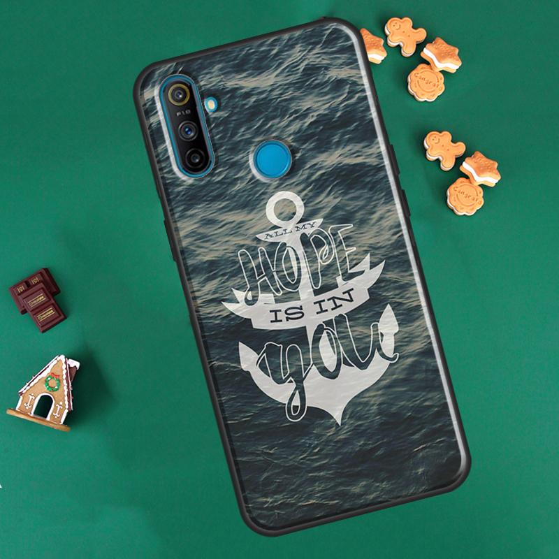 Nautischer Anker Boot Meer Hülle Für OnePlus 10 Pro 9 Pro 8T 9R Nord2 Hülle Für Realme 8i 9i 8 Pro C21 GT Neo 2 Master
