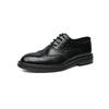 Men's Large Oxford Brogue Leather Shoes - Spring/Autumn Formal British Style
