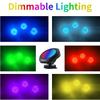 Solar Powered Pond Lights Solar Underwater Pond Lights IP68 Waterproof Submersible LED Lights for