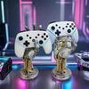 Futuristic Punk Mechanical Hand Resin Stand Storage Holder for Gaming Controllers Multiplatform Compatibility