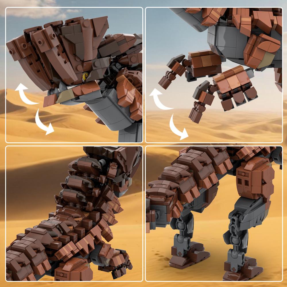 Gobricks MOC-137759 Monster Hunter Barroth Briques de construction Jouets