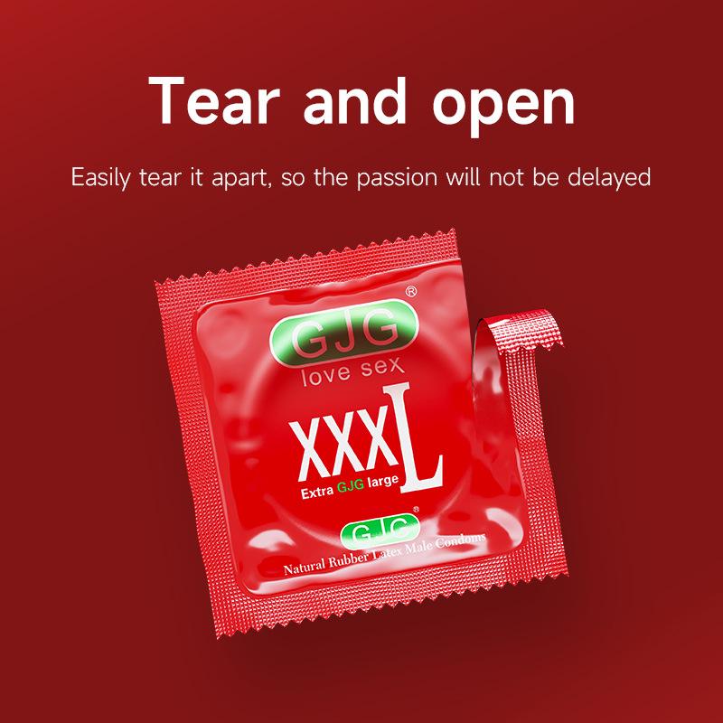 Pack of 10 - Extra Large Ultra-Thin 72mm English Version Condoms 200mm Long, Bulk Discount Available