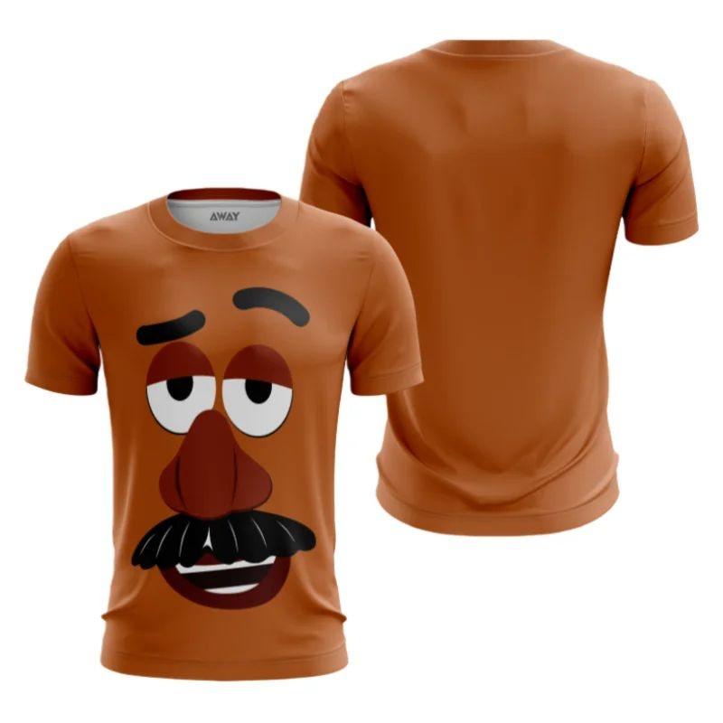 Family Matching Toy Story Woody Cosplay T-Shirt Full Print Cartoon Short Sleeve Shirt for Women Men Halloween Casual Outfit