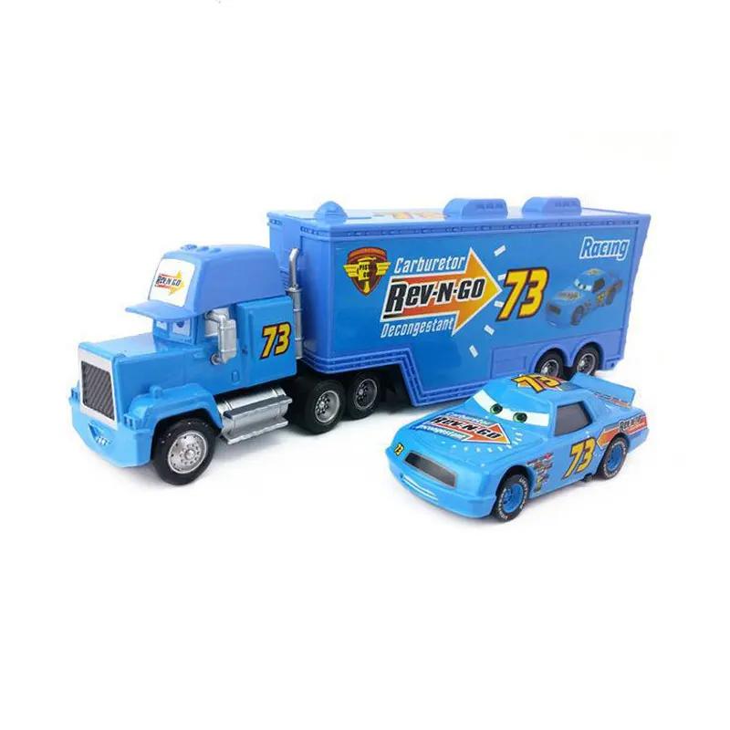 Disney Pixar Cars 3 Lightning McQueen Mack Uncle 8, 76, 54 Truck Set Metal Diecast  Model Car Toys For Children's Festival Gifs