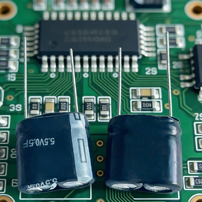 2PCs High Power Density 0.5F 5.5V Super Capacitor for Energy Buffer and Voltages Stabilization Applications