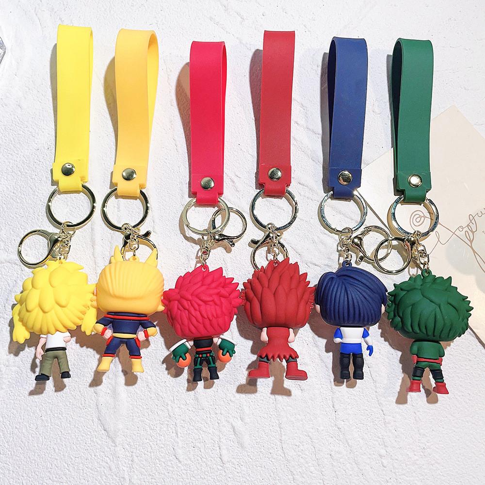 My Hero Academia Keychain Figure Cute Deku Bakugo Shoto Kirishima All Might