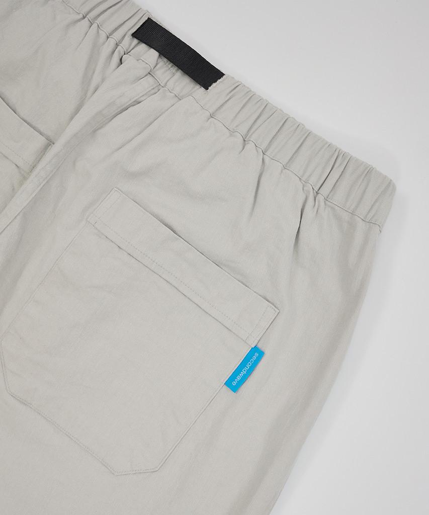 Sekeondeuweibeu Wave Pants [Gray/Sky Blue]