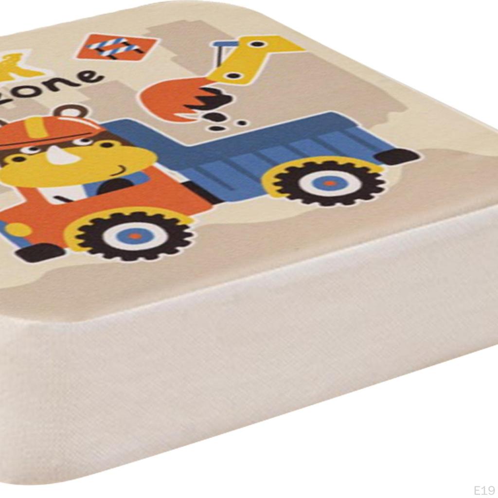 Booster Cushion for Kitchen Chairs, Designed Boys and Girls with Straps