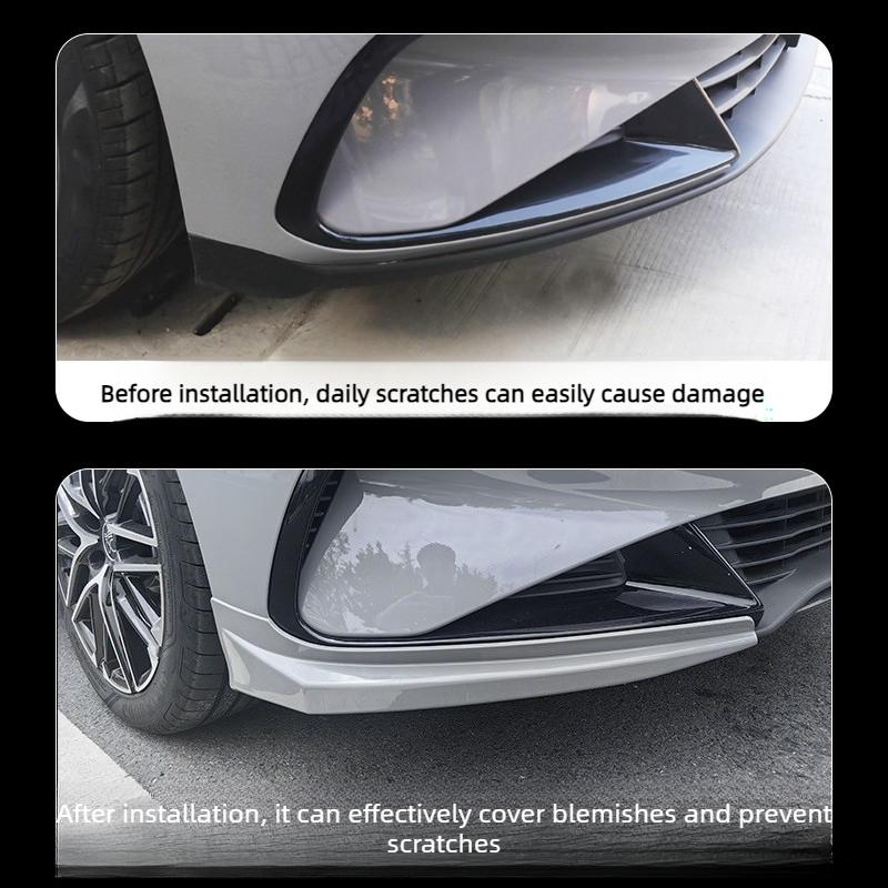 Fit For BYD Han Dmi Ev 2022‑2025 Version Front Bumper Corner Guard Front Spoiler Front Lip Anti Collision Strip Car Modification