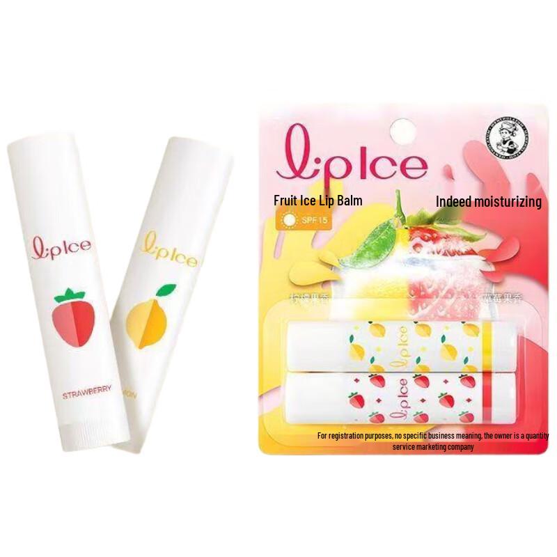 

Mentholatum Fruit Ice Lip Balm Duo Pack (Lemon & Strawberry)