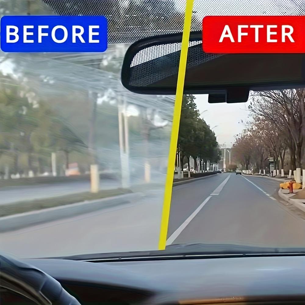 Concentrated Car Glass Coating Waterproof Windshield Wiper Fluid, Keeps Surfaces Smooth, Rainproof, and Anti-Fog Without Streaks,