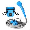 12 Shower Portable Electrical Foldable Bucket for Outdoor Camping Pets Washing Watering Pump
