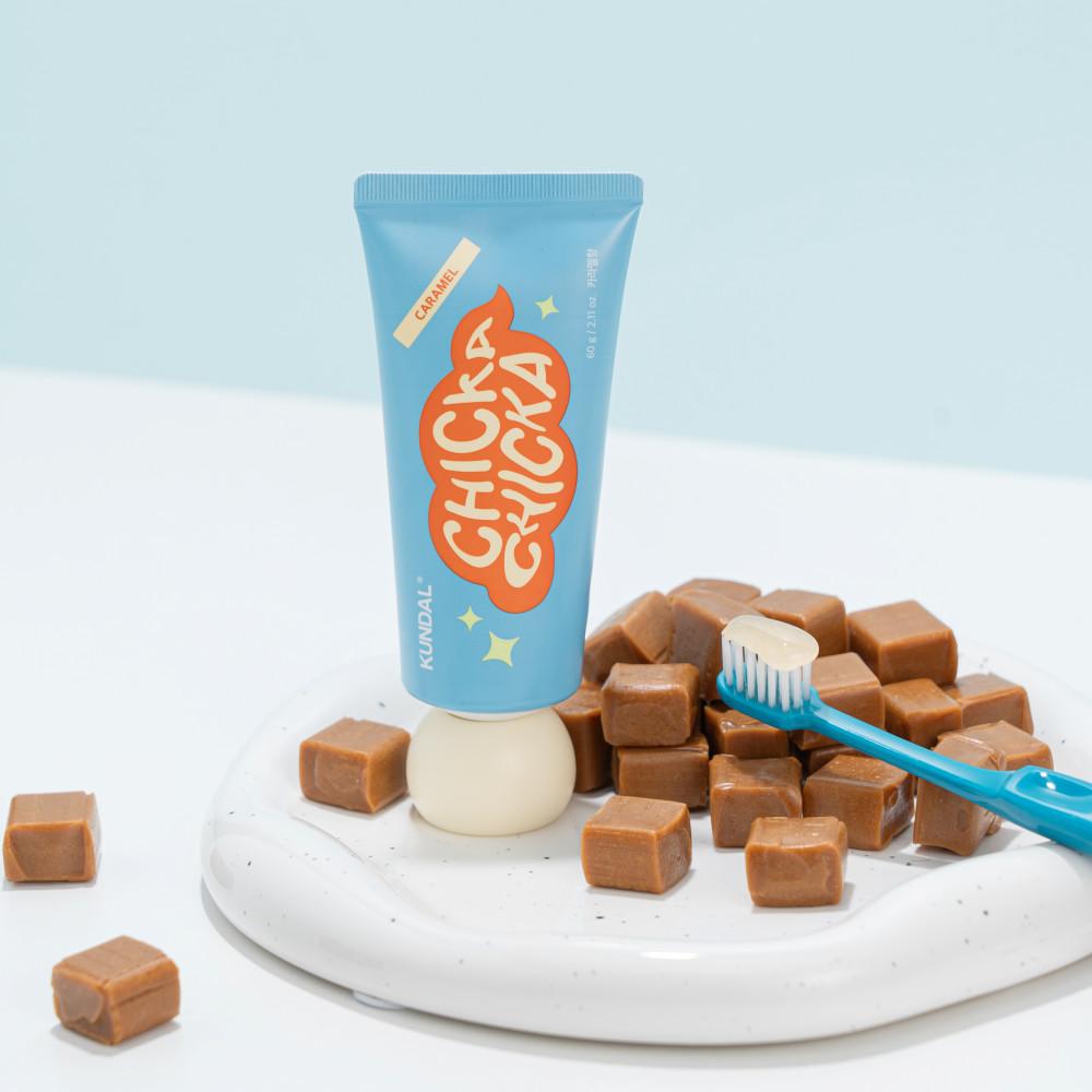 KUNDAL Chika Smile High Fluoride Kids Toothpaste 60g, Korean Cosmetics with Good Fragrance