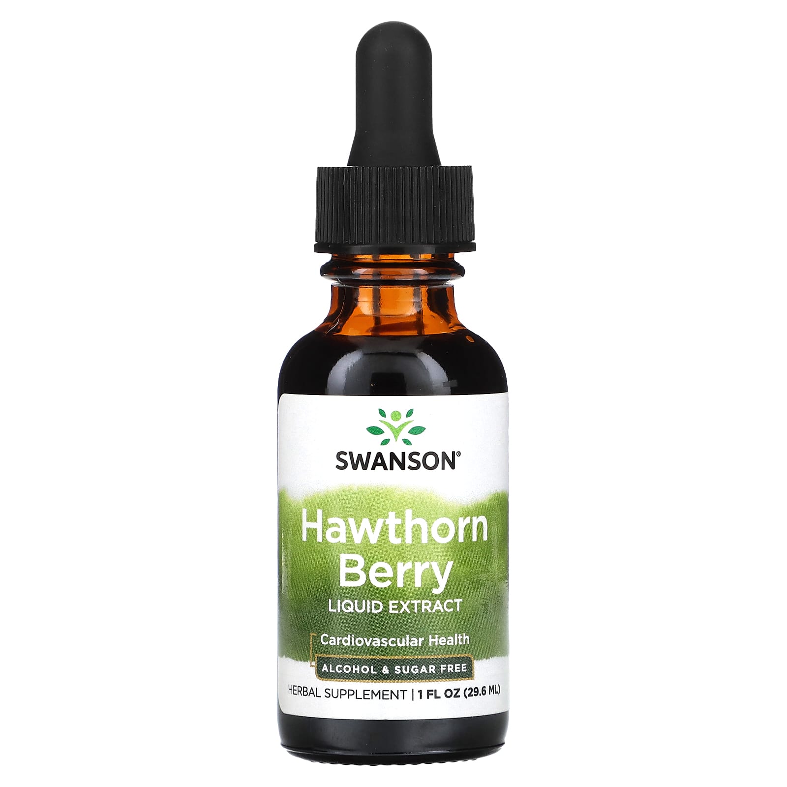 

Hawthorn Berry Liquid Extract, Alcohol & Sugar Free, 29.6 mL (1 Fl Oz) (1,000 Mg Per Serving)