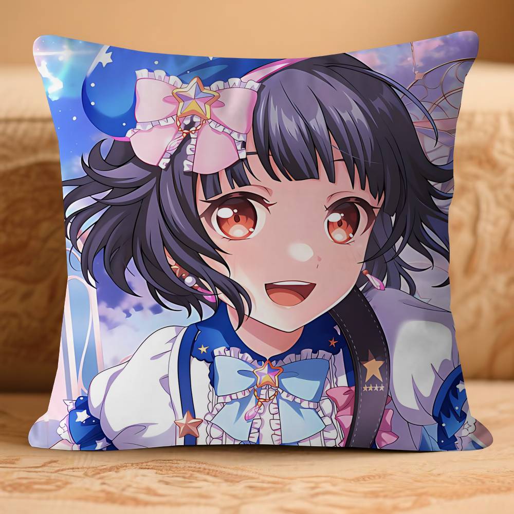 B-BanGS Anime D-DreamS 45*45cm Kissenbezug Dekokissenbezug Heimkissenbezug für Sofakissen