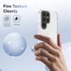 KEYSION Transparent Case for Samsung S24 Ultra 5G S23 FE TPU+PC Anti-slip Clear Shockproof Phone Cover for Galaxy S23 S22 Ultra