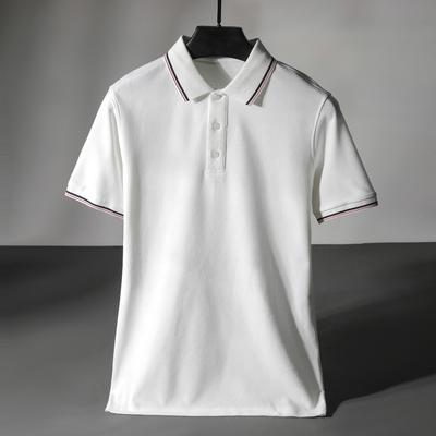 POLO Skjorta Trendigt Märke Kortärmad T-shirt Herr Sommar Ny Ungdom Tunn Snygg T-shirt Topp