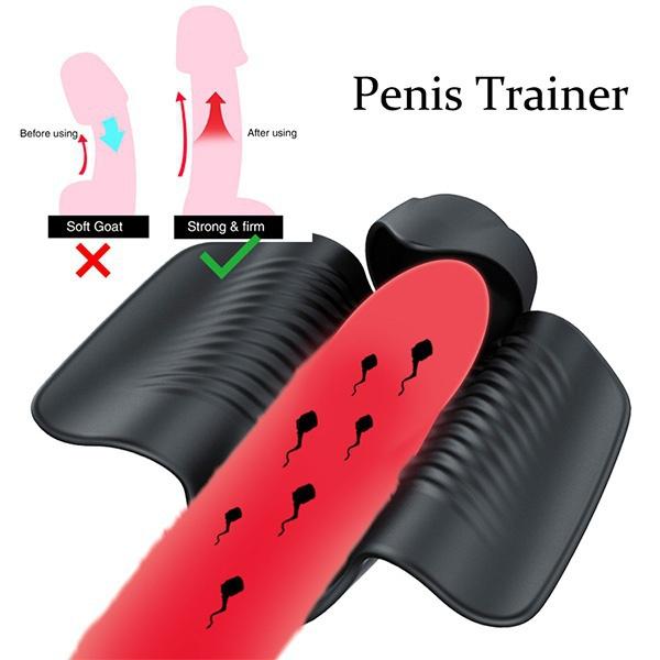 Mužská masturbace Cvičení penisu Masáž Stimulace penisu Sexuální hračky pro muže Vibrátor USB nabíjecí silikonový masturbátor Dospělý orgasmus