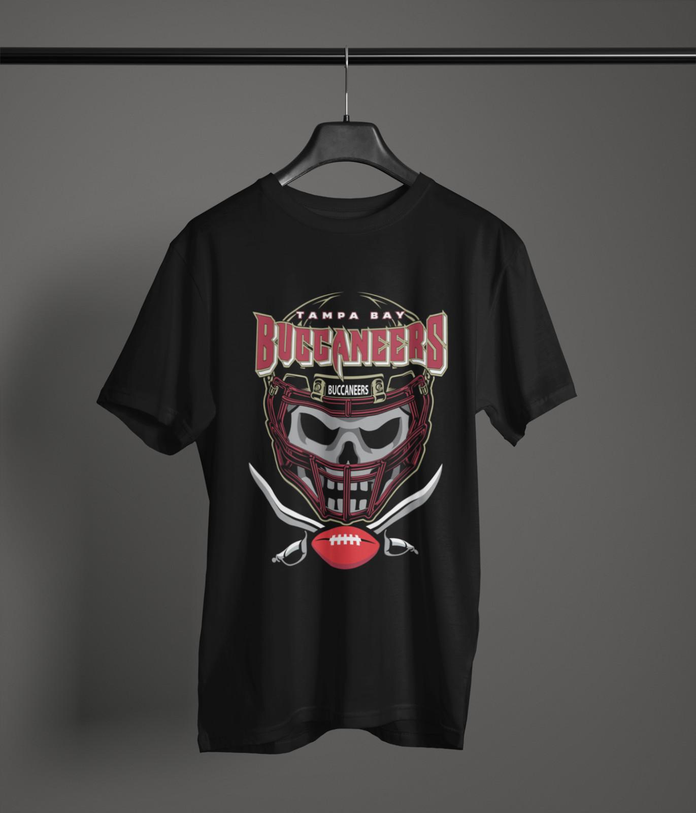 Графическая футболка с фан-артом Tampa Bay Buccaneers – Унисекс футболка из 100% хлопка L