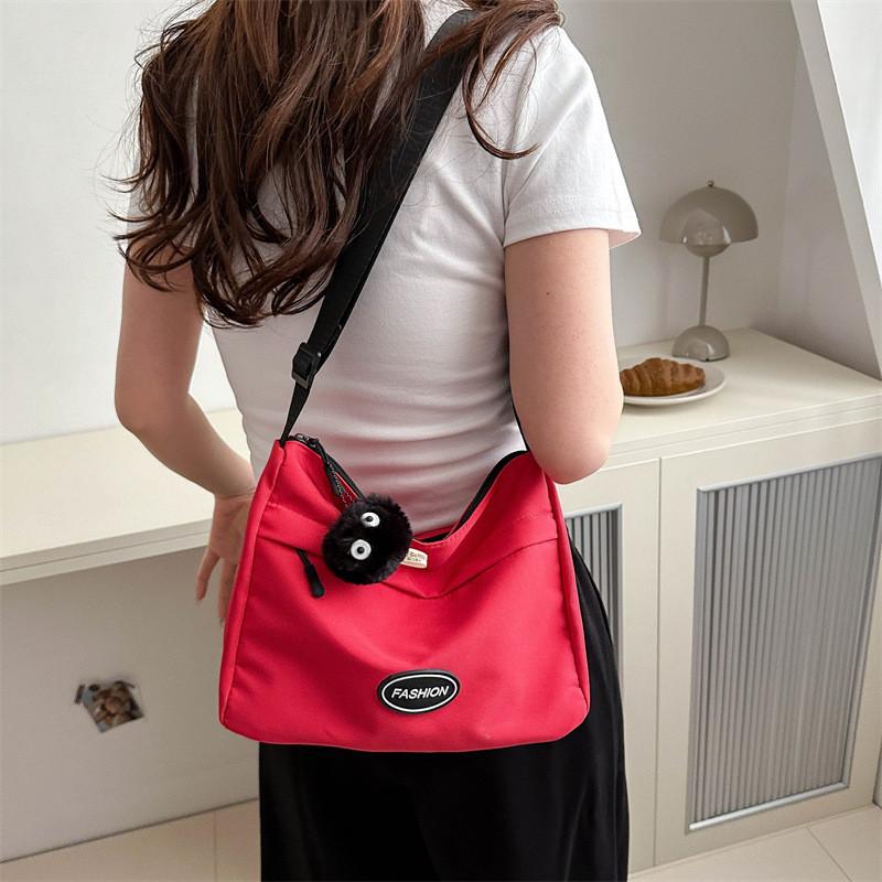 Stylish Large Capacity Simple Tote Bag For Students And Daily Use In Trendy Oxford Cloth