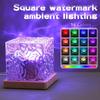 Dynamic Rotating Water Ripple Projector Night Light RGB16 Color Flame Crystal Light Living Room Study Bedroom Rotating Light