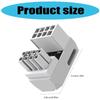 Aluminum 8Pin PCIe GPU Power Adapter 180 Degree Angled Connector Design for Graphics Card Reverse Type Accessories