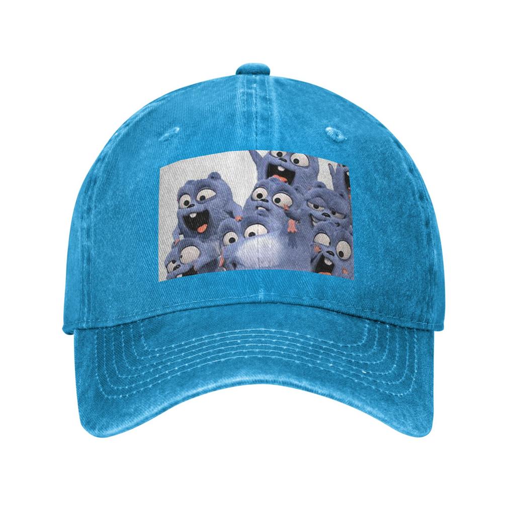 Animation Grizzy und die Lemminge Zeichentrick Anime Jeans-Kappe Lässige Baseballkappen Verstellbarer Hut Sommer Unisex Baseballkappen
