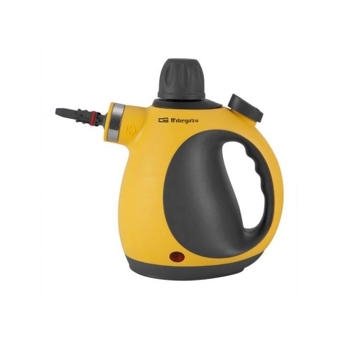 ORBEGOZO VAPORETINO LIMPIADOR A VAPOR 1050W 350ml CON 9 ACCESORIOS Y CABLE DE CORRIENTE DE 3M