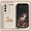 Phone Cover Case for Samsung Galaxy A51 A73 A26 A32 A56 A15 A16 A53 A54 A12 A13 A34 A71 A72 A35 A36 A23 Vintage Brown Deer