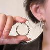 S925 Silver Needle Pearl Flower Earrings for Women - Luxury, Fashionable Korean Style