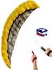 Stunt Kite, Two-String Kite, Yellow Kite for Adults and Teens, Perfect for Beginners, Easy To Assemble and Operate, Storage Bag Included, Ideal for