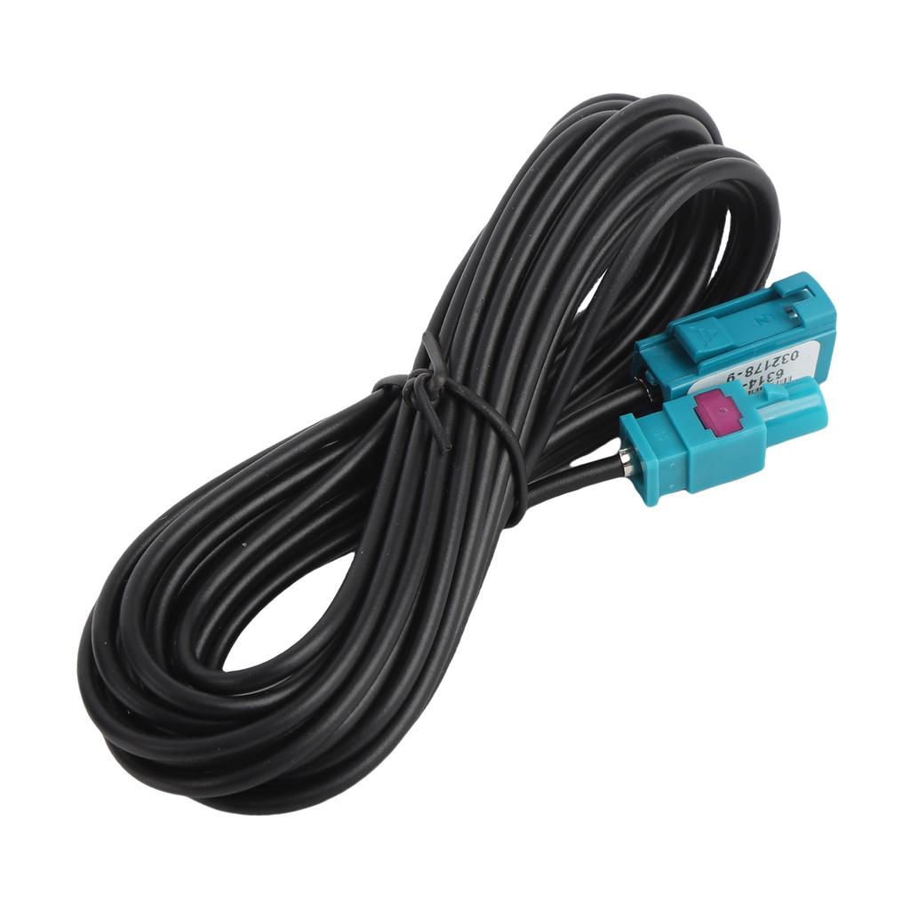 Vehicle Antenna Extension Cable FAKRA Female To Female Stable Performance Stereo Radio Antenna