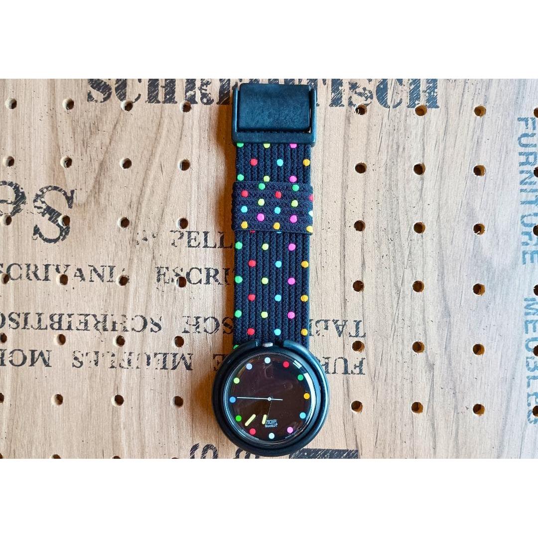 Used Real Estate POP Swatch Rush Hour Polka Dot