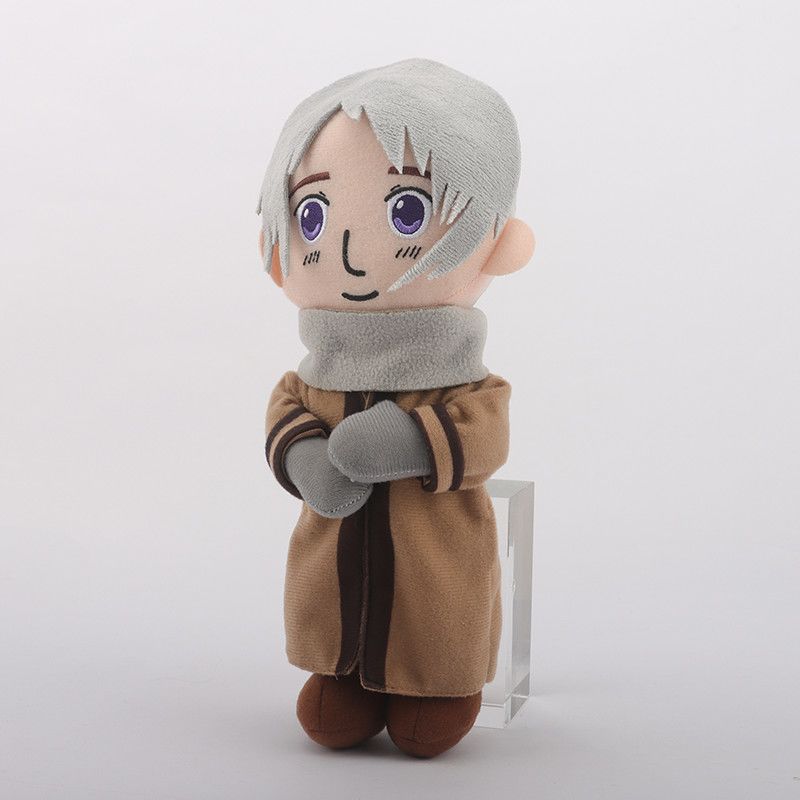 25cm Peluche Ivan Braginsky Bambola Anime Hetalia Potenze dell'Asse Alfred F. Jones USA Giocattolo di Peluche Cosplay Country