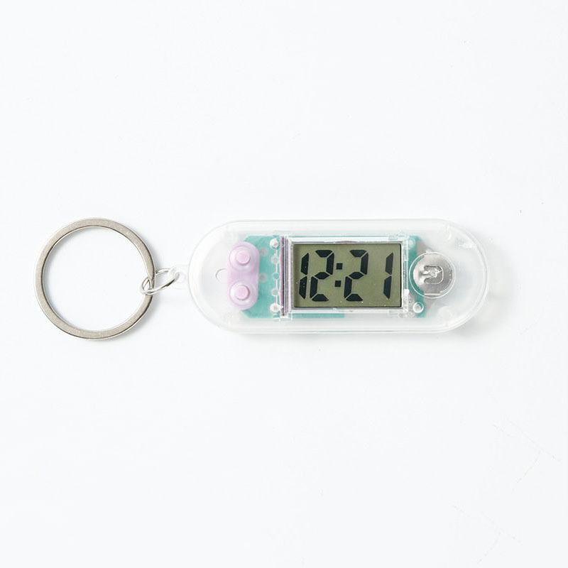 1Pcs Portable Keychain Clock Silent Pocket Watch Pendant Ideal Timepiece for Study or Travel