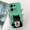 For Xiaomi Redmi Note 14S Case 6.67'' Cute Cat Dinosaur Cartoon Cover Matte Phone Case For Redmi Note 14S Note14S 4G Soft Fundas