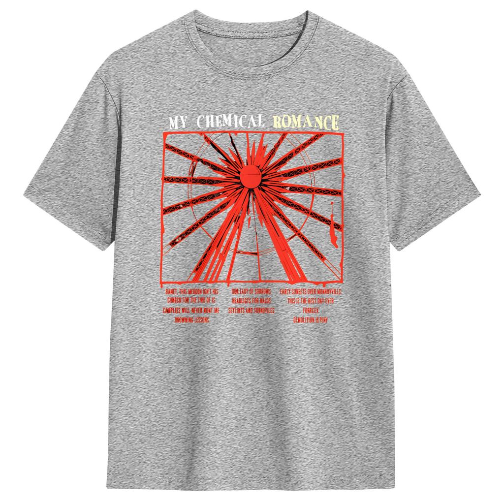 Mens My Chemical Romance MCR Bullets 20 Years T Shirt 100 Cotton Clothes Funny Short Sleeve O Neck Tees Plus Size TShirt