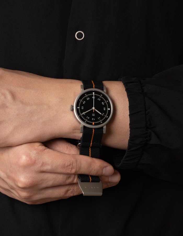Maven Watches 40mm THE URBAN SCOUT SERIES Minimal Fashion Watch P [Official Shop] (MUS-03 B.ORANGE 40MM)