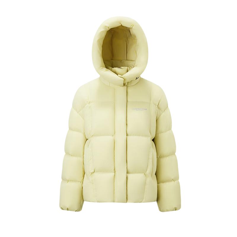 

Qianrengang Women s Hooded Down Jacket (Y318188Y) XS (155)