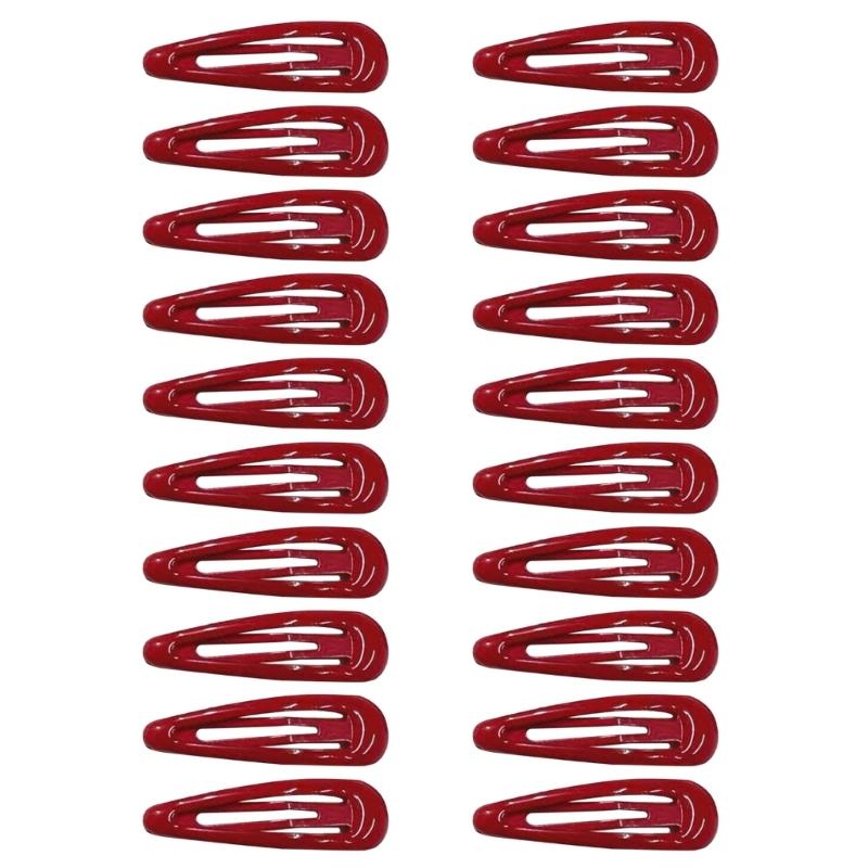 20 Stuks Mode Zoet Cool Rode Ster Haarspelden Haarklip Eendenbek Simpele Haarspelden Mode Haaraccessoire Cadeaus