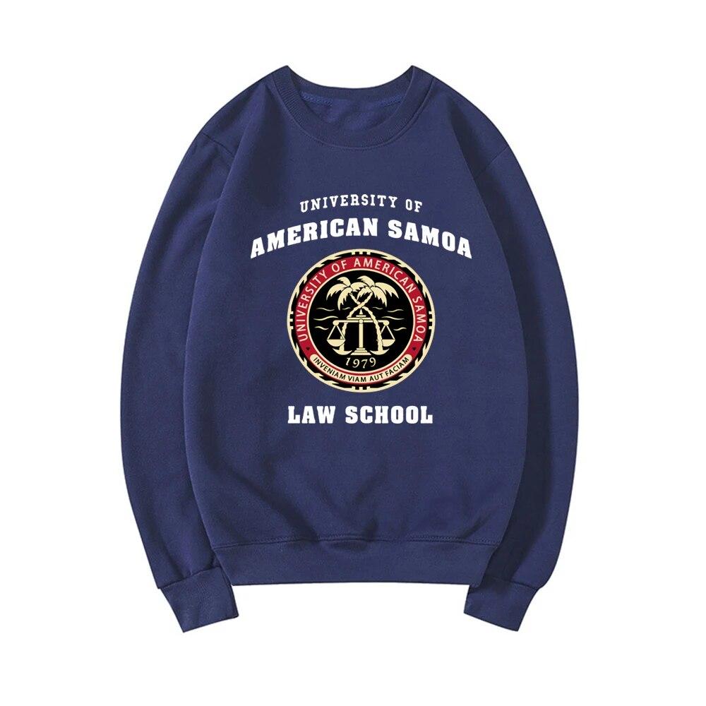 Mikina University of American Samoa Law School Mikina Unisex svetry Grafické Mikiny Dámské Streetwear Mikiny Topy Unisex